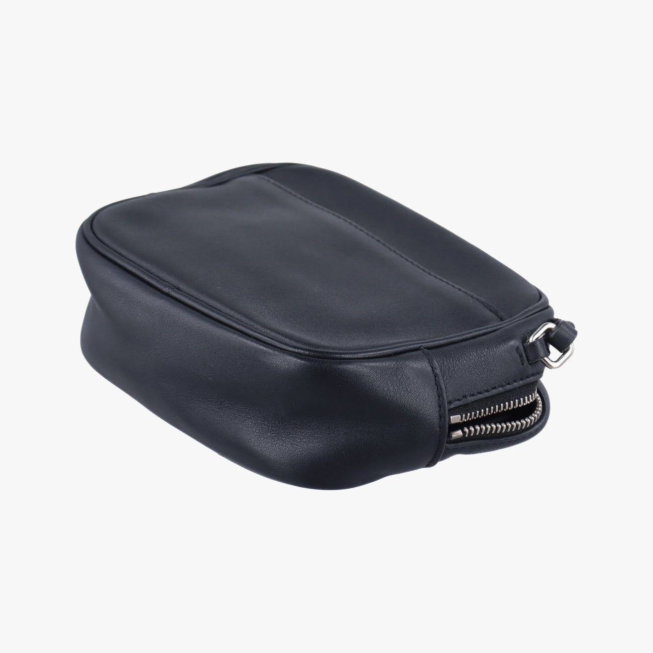 Pre-owned Yves Saint Laurent Monogram Blogger Black Leather 425317 shoulderbag | stylenewstar