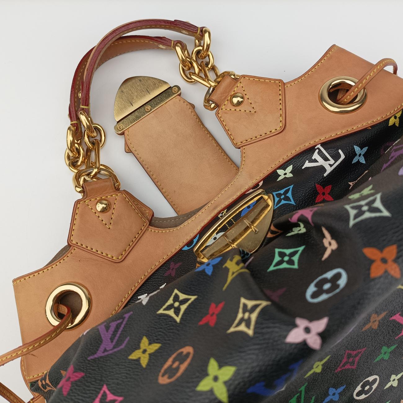 Pre-owned Louis Vuitton URSULA Noir Monogram Multicolor M40124 handbag | stylenewstar