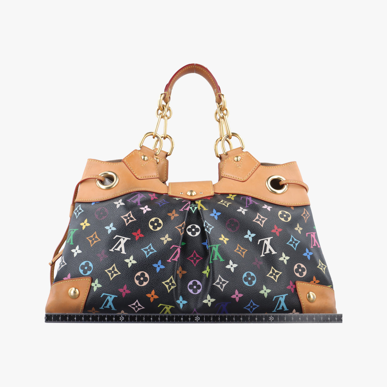 Pre-owned Louis Vuitton URSULA Noir Monogram Multicolor M40124 handbag | stylenewstar