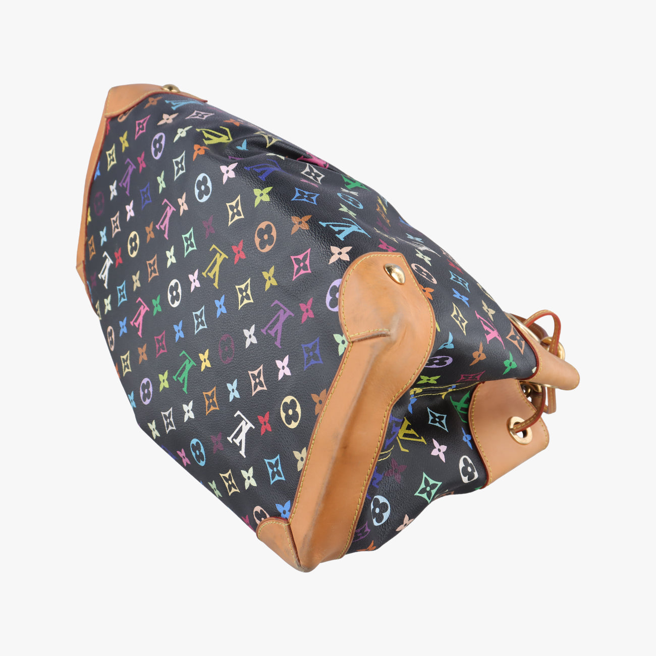 Pre-owned Louis Vuitton URSULA Noir Monogram Multicolor M40124 handbag | stylenewstar