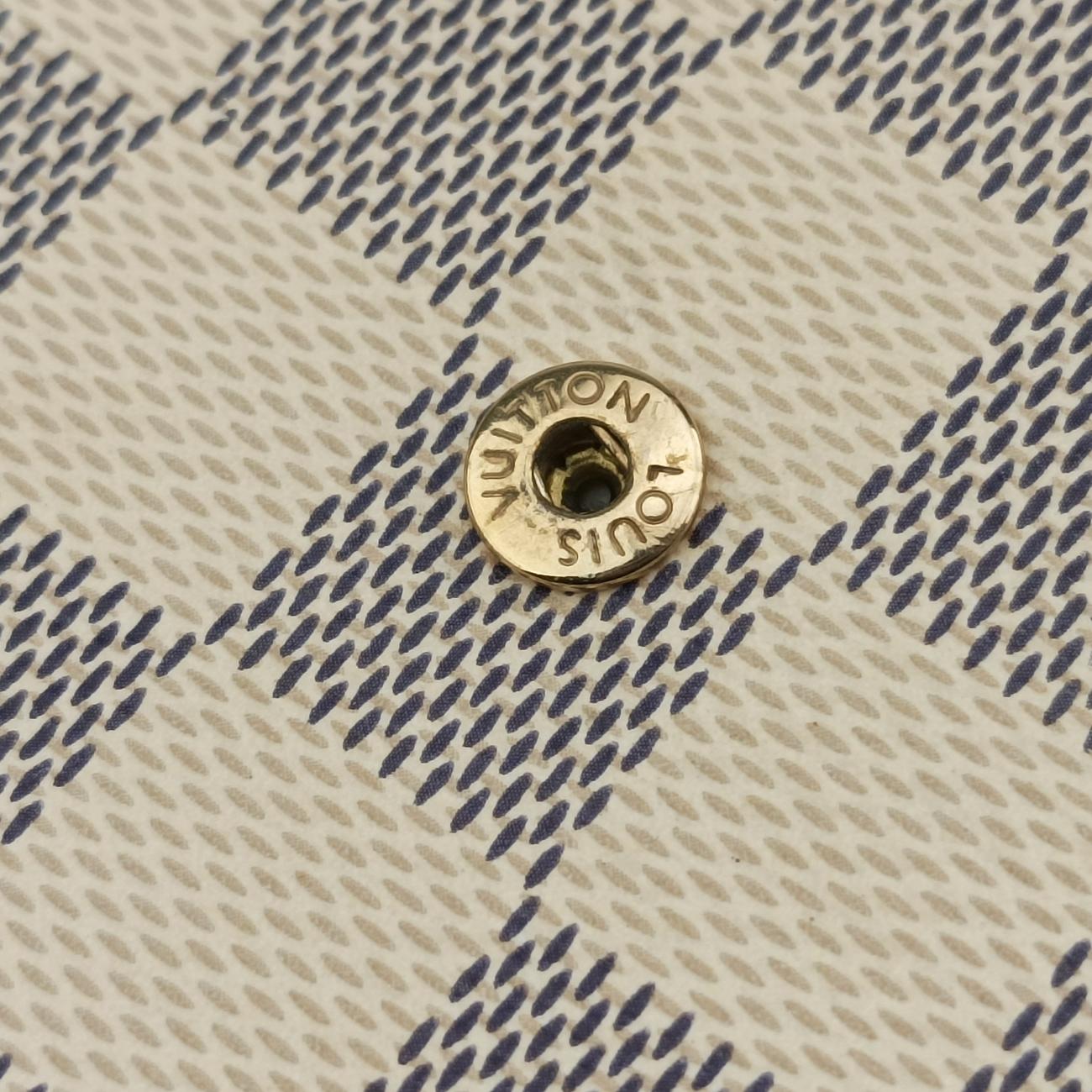 Pre-owned Louis Vuitton Pochette FéLICIE Azur Damier Canvas N63106 shoulderbag | stylenewstar