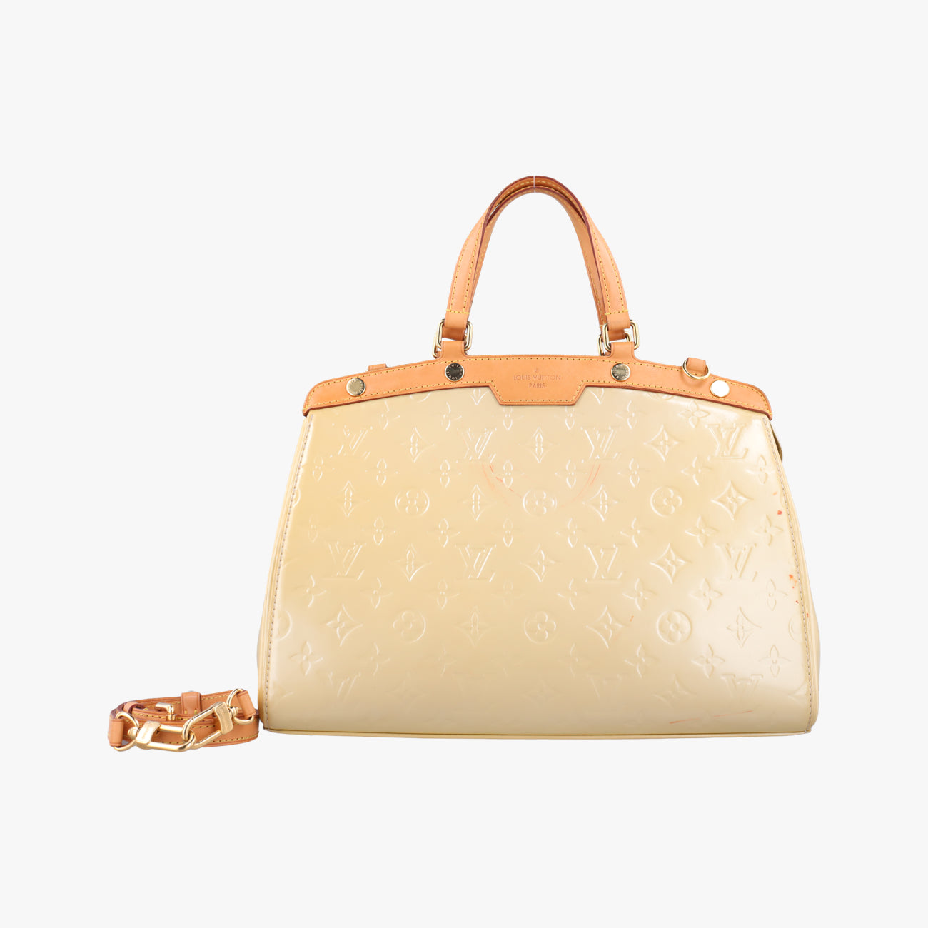 Pre-owned Louis Vuitton Bréa MM Dunne Vernis M90180 shoulderbag | stylenewstar