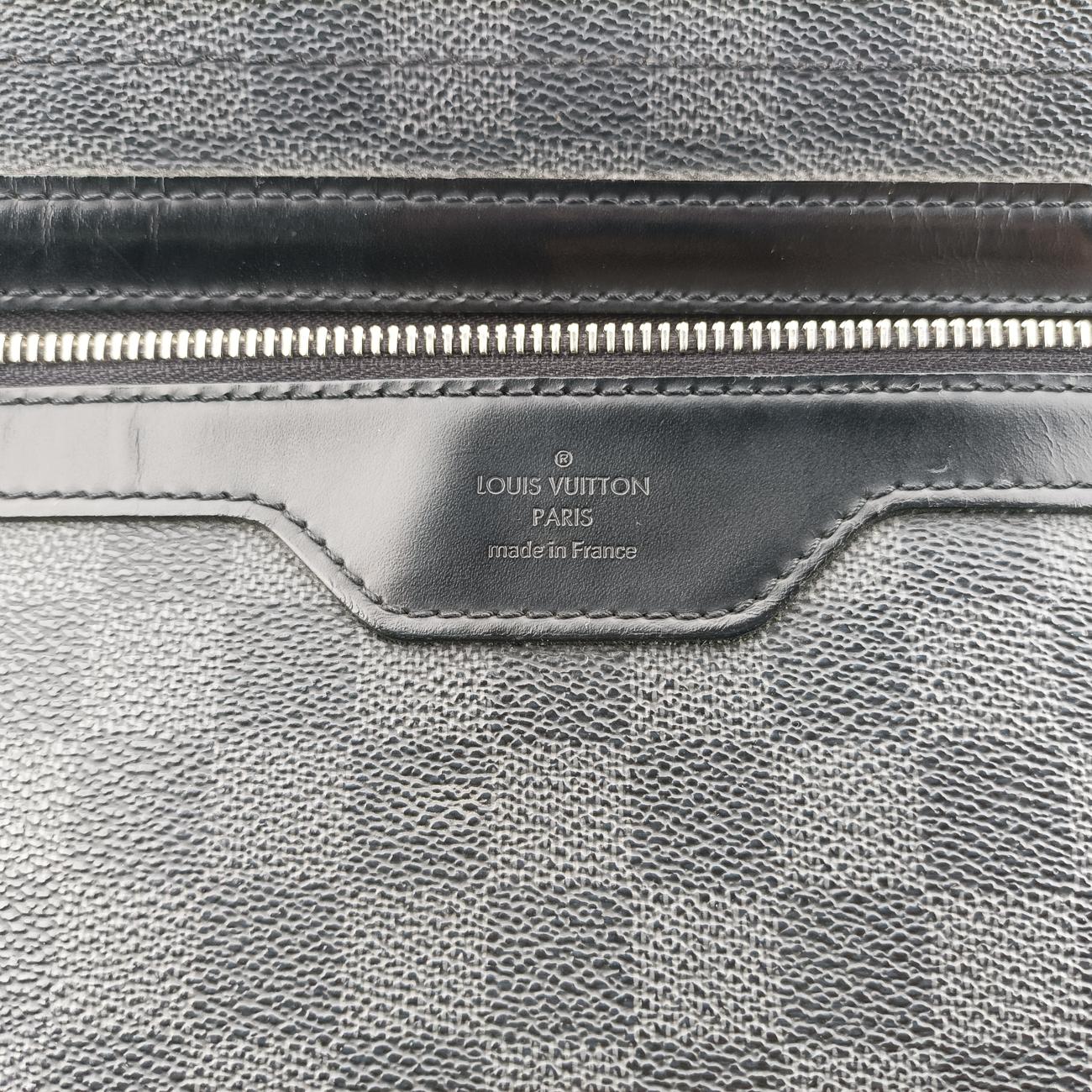 Pre-owned Louis Vuitton DANIEL MM Noir Damier Graphite N58029 shoulderbag | stylenewstar