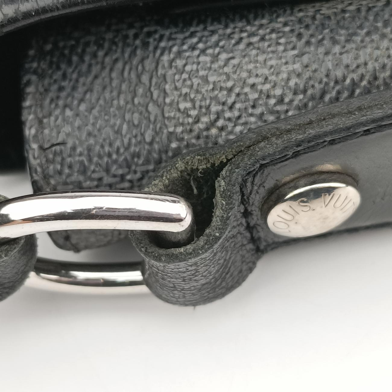 Pre-owned Louis Vuitton DANIEL MM Noir Damier Graphite N58029 shoulderbag | stylenewstar