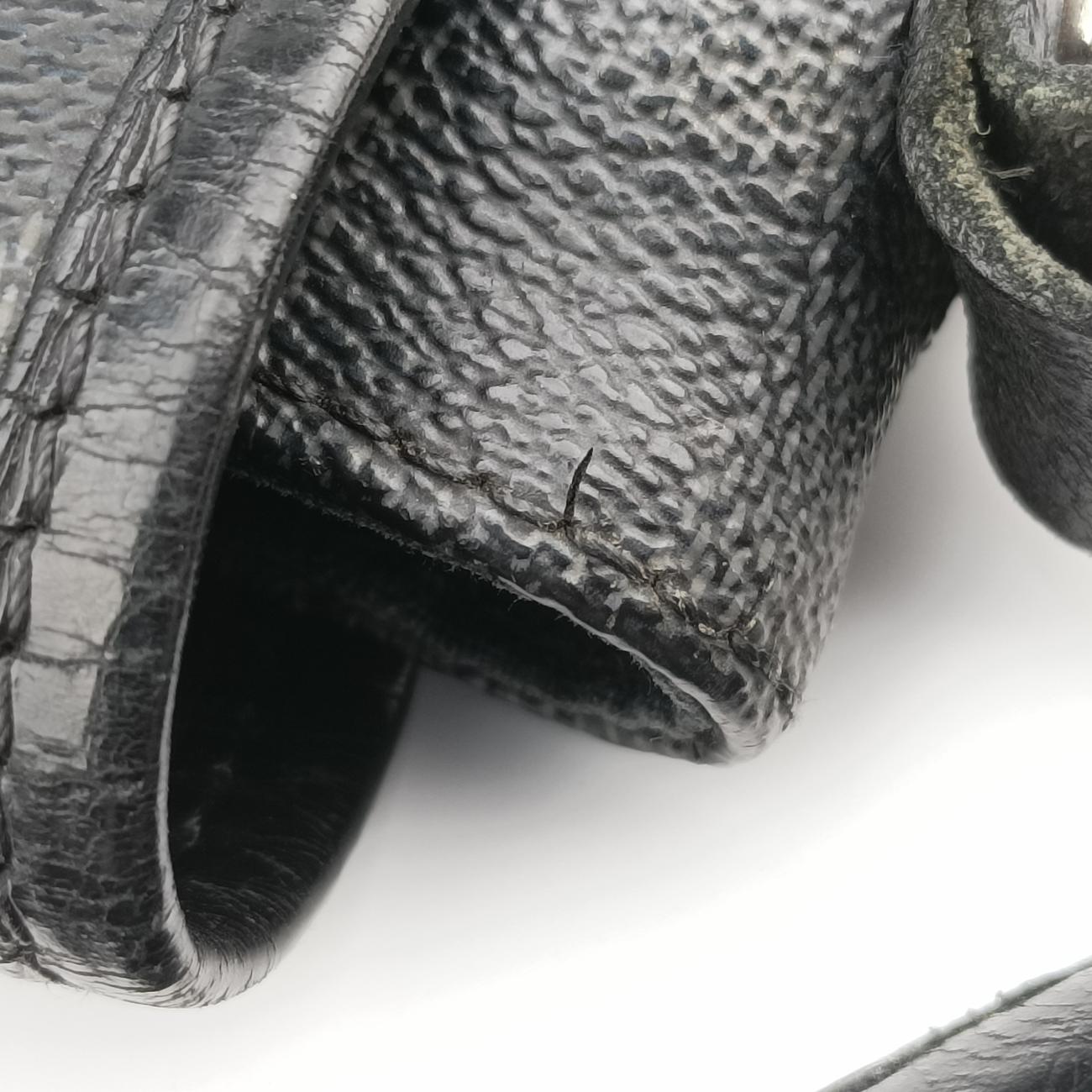 Pre-owned Louis Vuitton DANIEL MM Noir Damier Graphite N58029 shoulderbag | stylenewstar