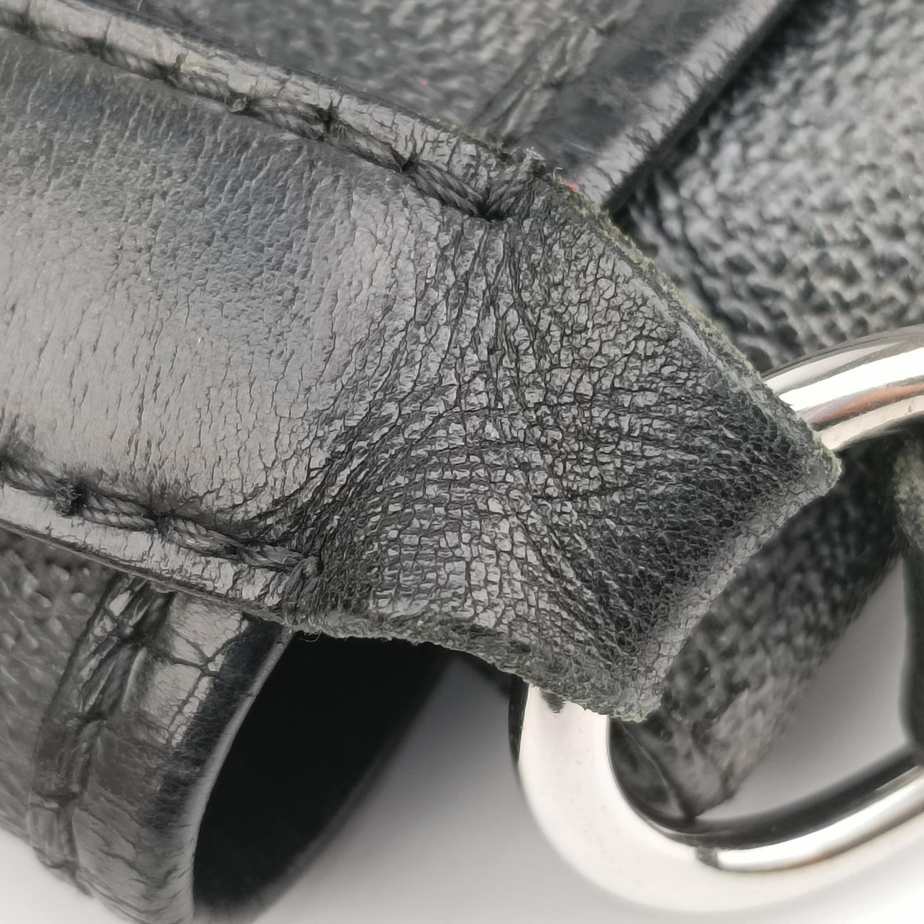 Pre-owned Louis Vuitton DANIEL MM Noir Damier Graphite N58029 shoulderbag | stylenewstar