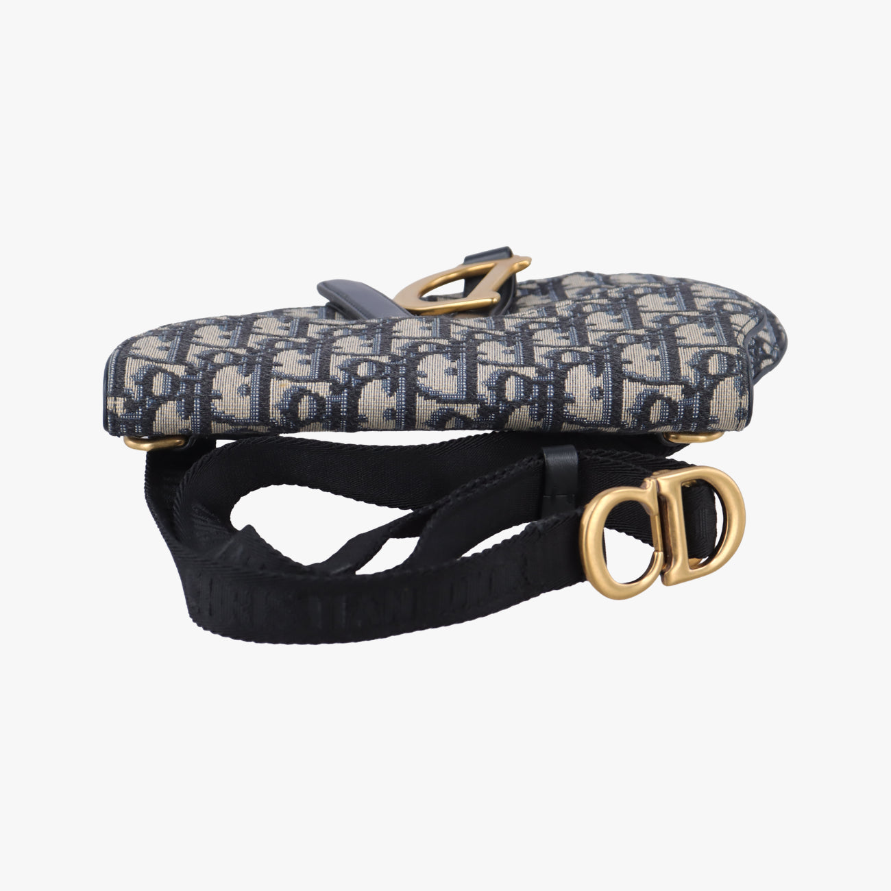 Vintage Christian Dior Saddle Navy×Grey Jacquard  bum bag/waist bag | stylenewstar