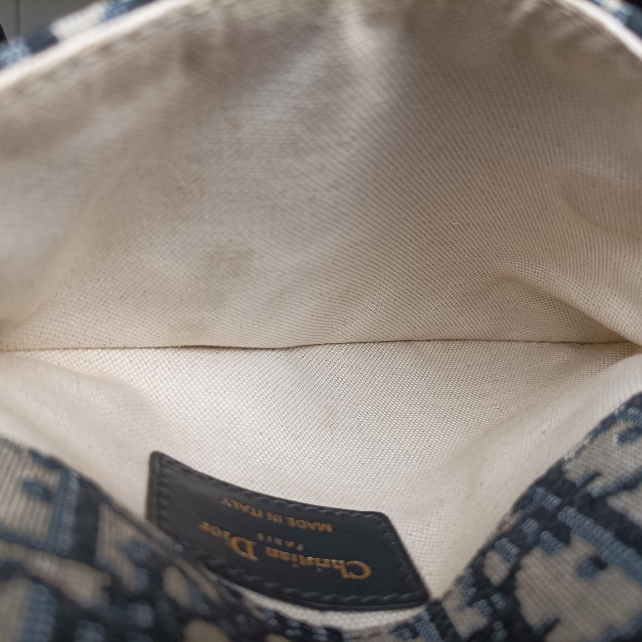 Vintage Christian Dior Saddle Navy×Grey Jacquard  bum bag/waist bag | stylenewstar