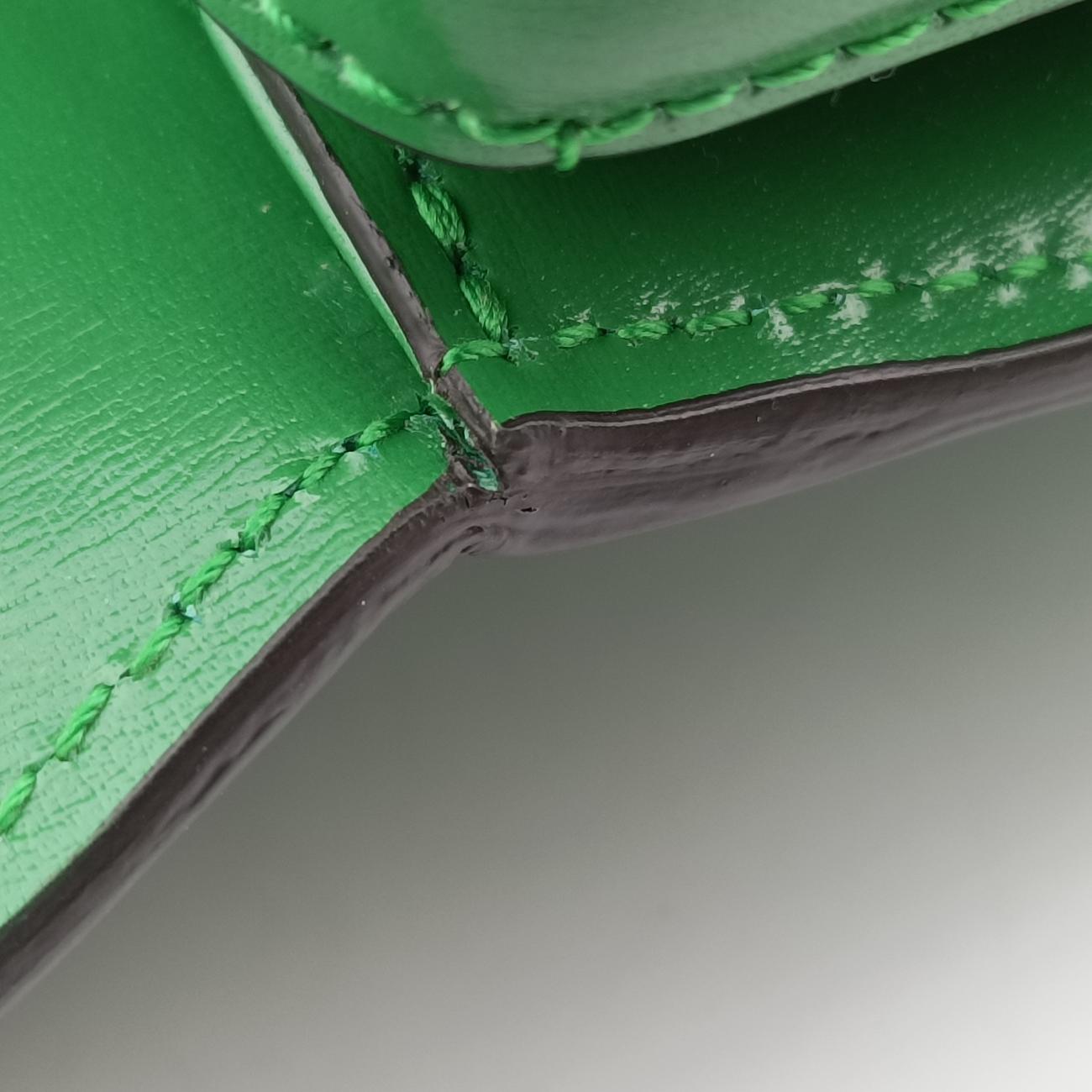 Vintage Gucci New Bamboo Green Leather 675797 shoulderbag | stylenewstar