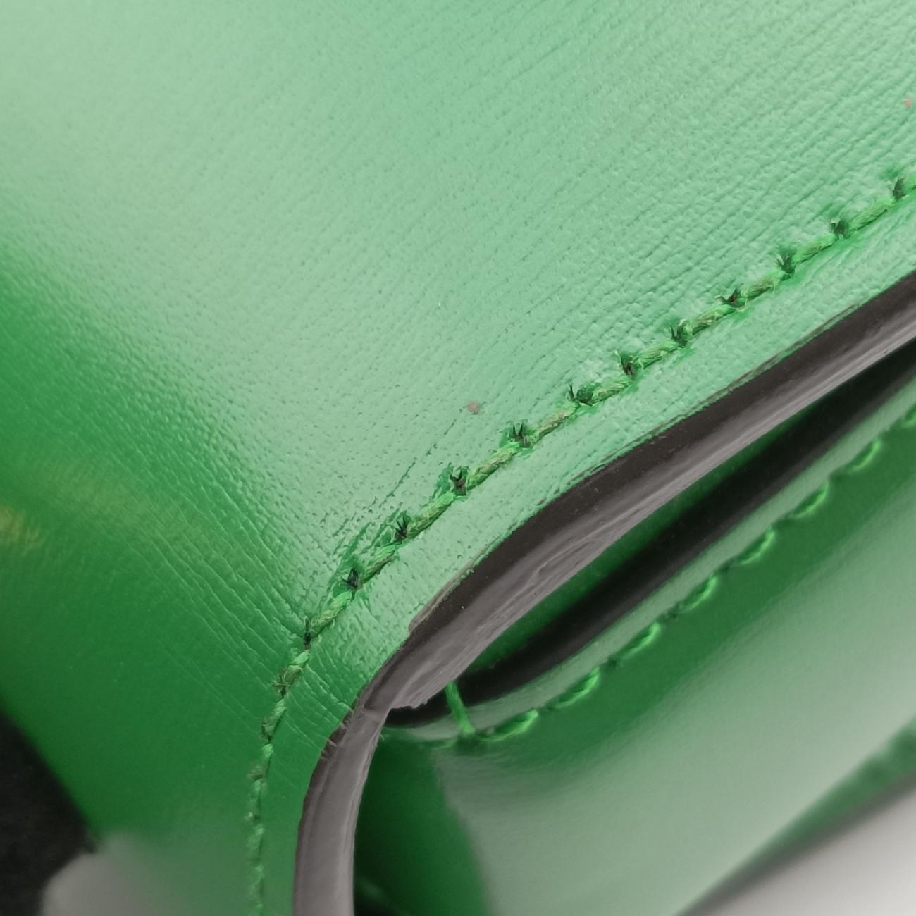 Vintage Gucci New Bamboo Green Leather 675797 shoulderbag | stylenewstar