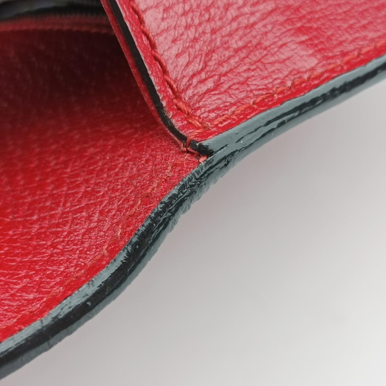 Pre-owned Gucci Bamboo Web butterfly Red×Multicolour Leather 488691 shoulderbag | stylenewstar