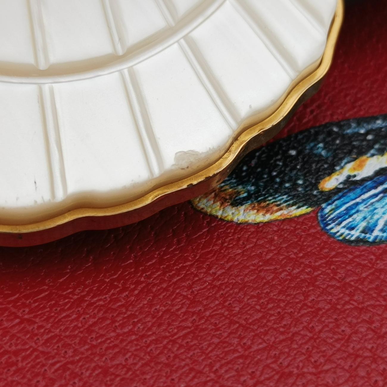 Pre-owned Gucci Bamboo Web butterfly Red×Multicolour Leather 488691 shoulderbag | stylenewstar