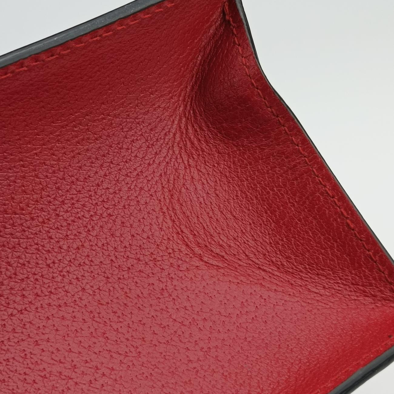 Pre-owned Gucci Bamboo Web butterfly Red×Multicolour Leather 488691 shoulderbag | stylenewstar