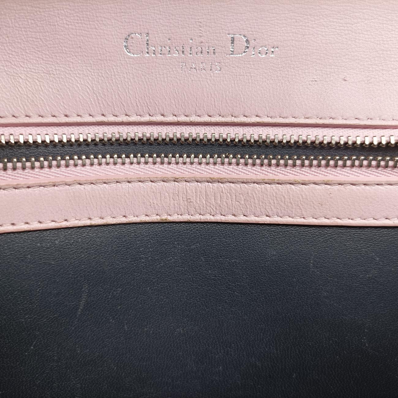 Pre-owned Christian Dior Diorama Pink Patent  shoulderbag | stylenewstar