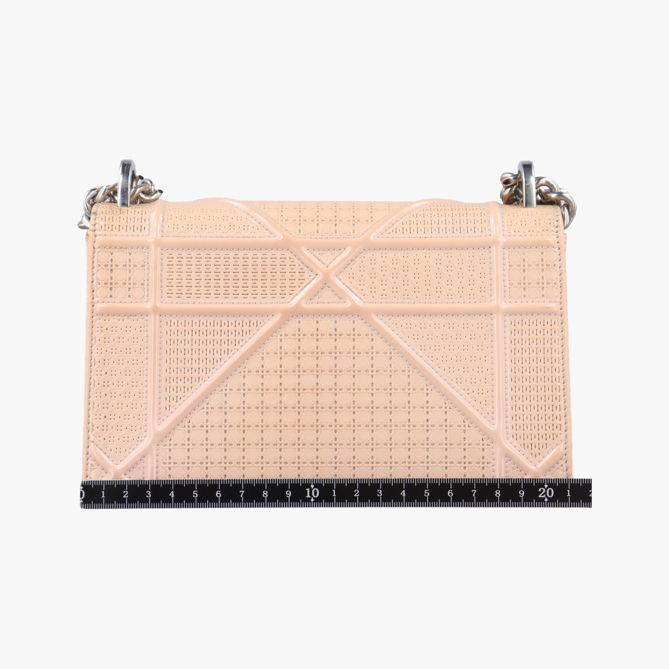 Pre-owned Christian Dior Diorama Pink Patent  shoulderbag | stylenewstar