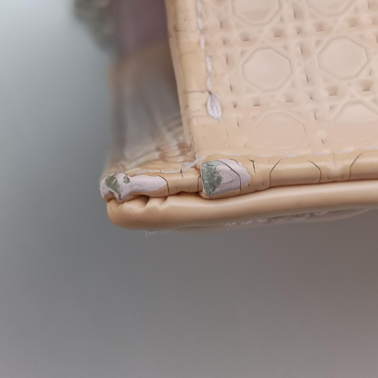 Pre-owned Christian Dior Diorama Pink Patent  shoulderbag | stylenewstar