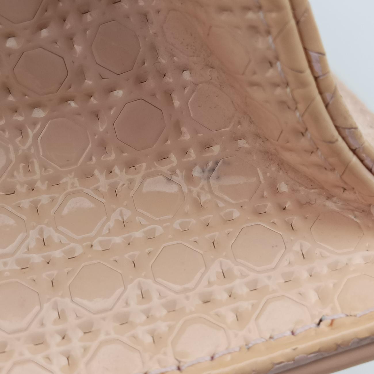 Pre-owned Christian Dior Diorama Pink Patent  shoulderbag | stylenewstar