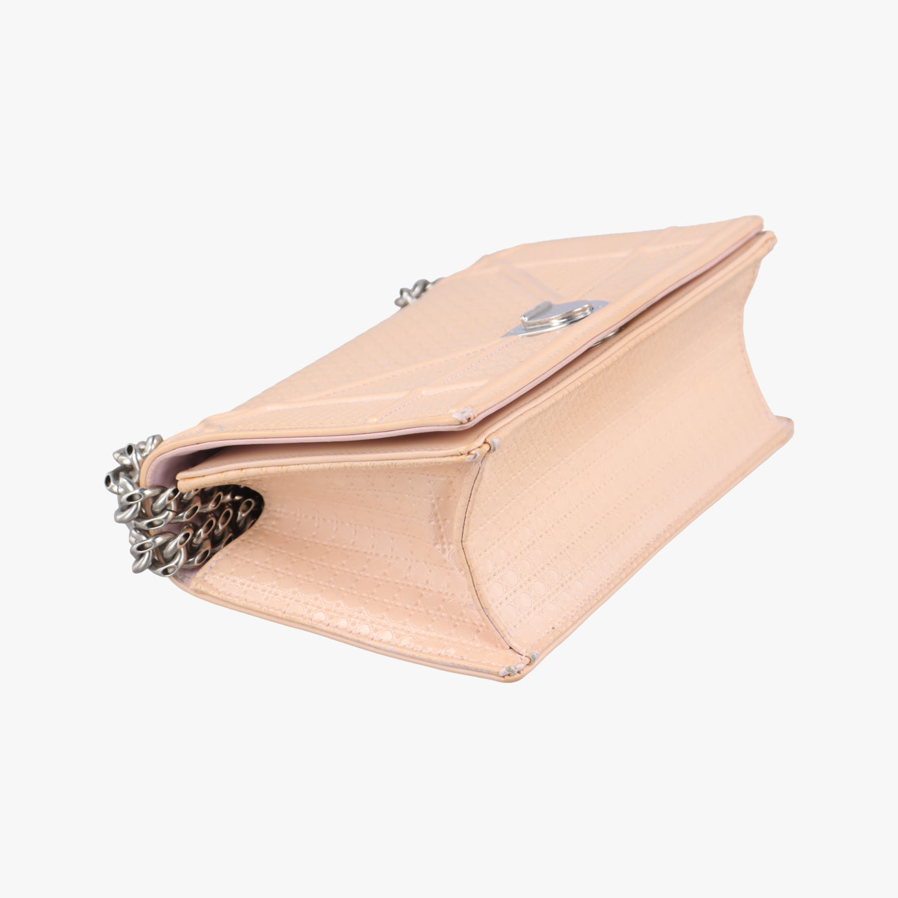 Pre-owned Christian Dior Diorama Pink Patent  shoulderbag | stylenewstar