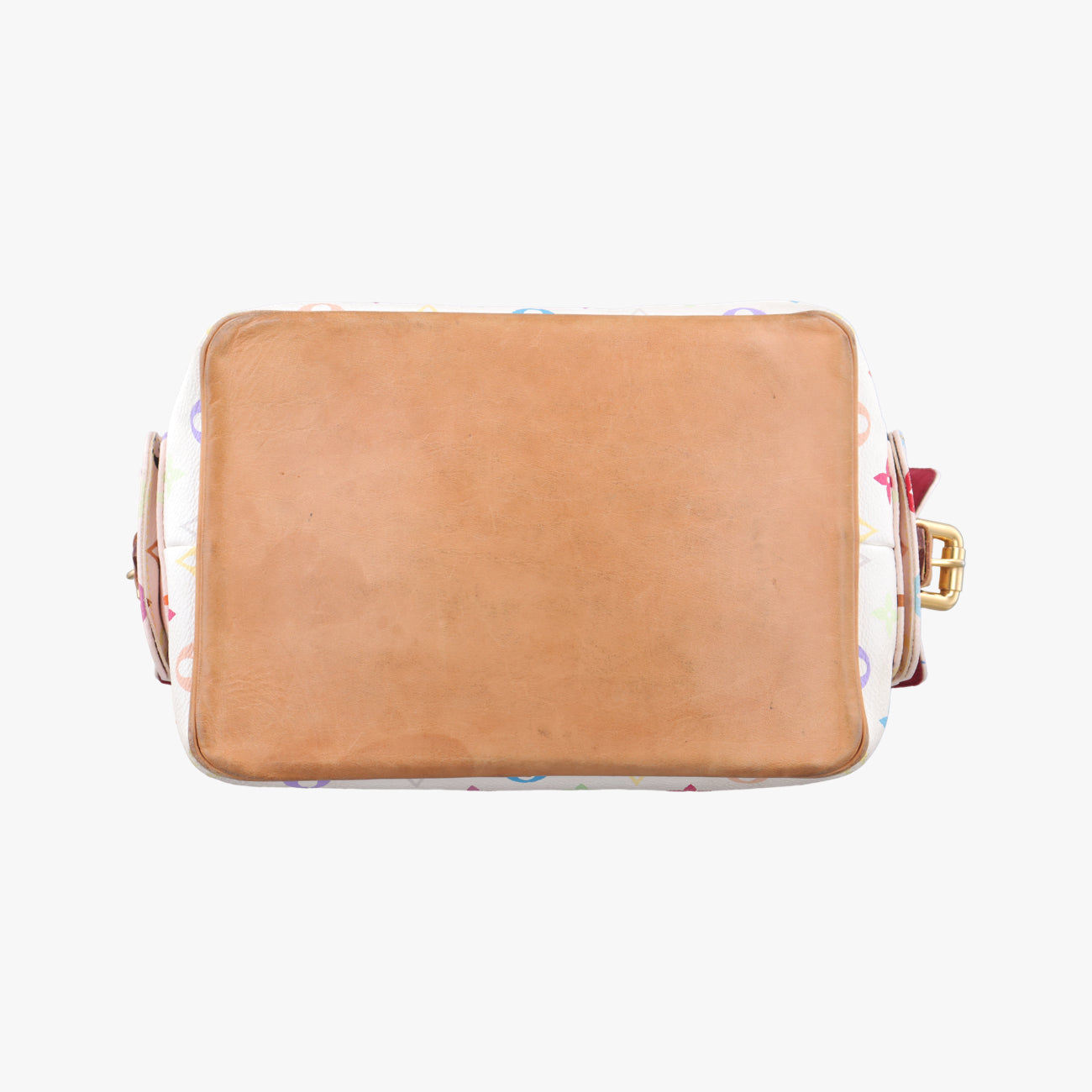 Pre-owned Louis Vuitton Petit NOé white Monogram Multicolor M42229 shoulderbag | stylenewstar