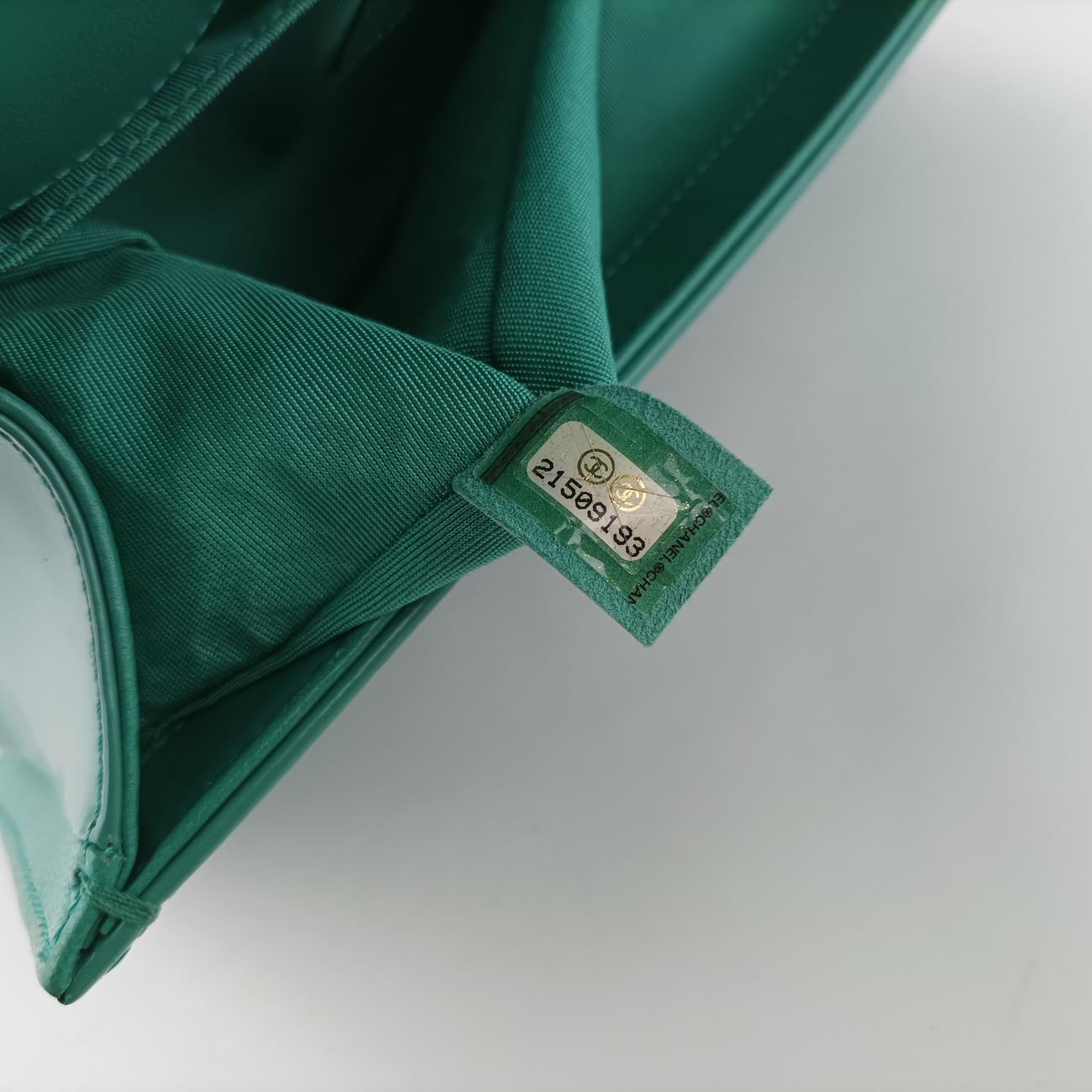 Pre-owned Chanel BOY CHANEL Blue leather A67086 shoulderbag | stylenewstar