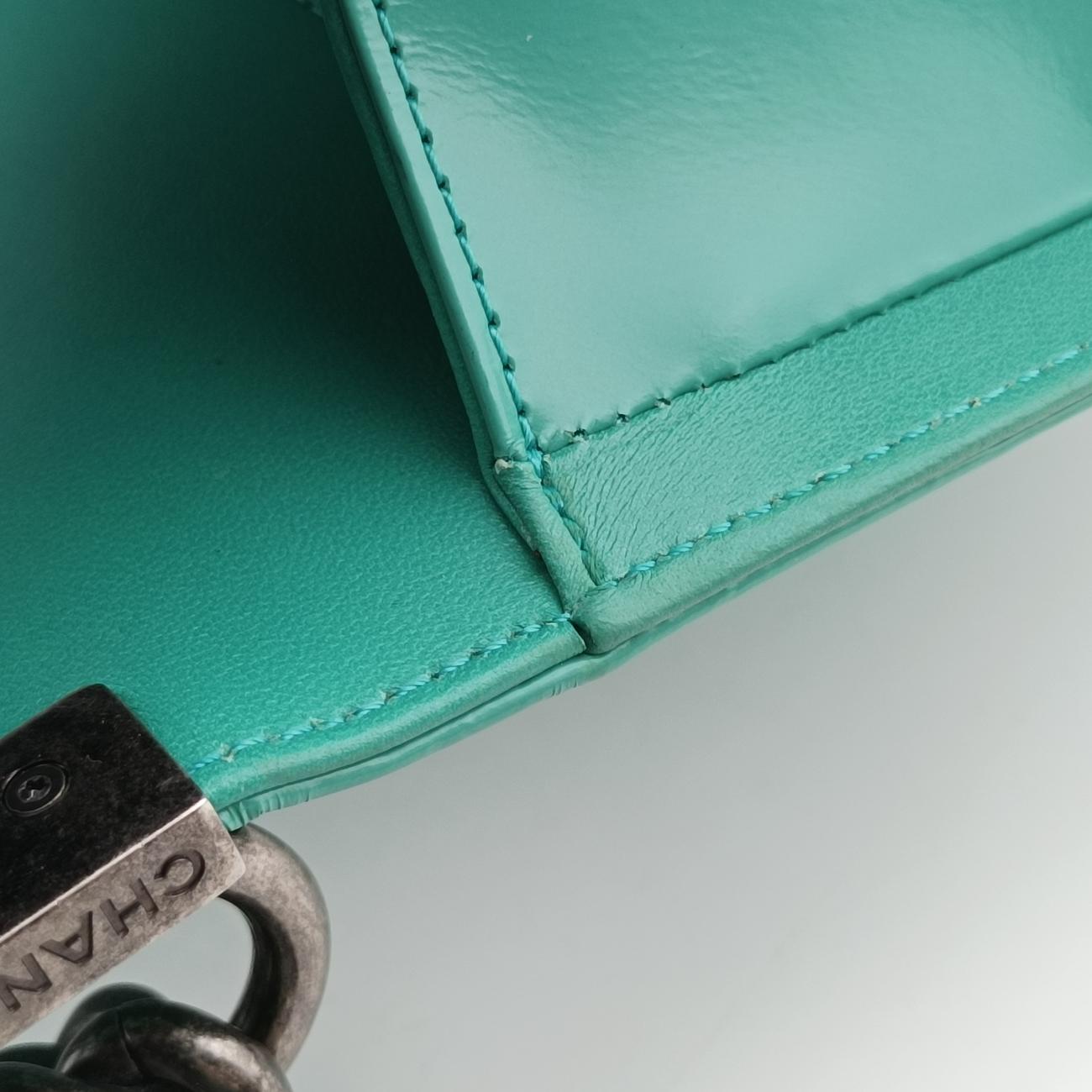 Pre-owned Chanel BOY CHANEL Blue leather A67086 shoulderbag | stylenewstar