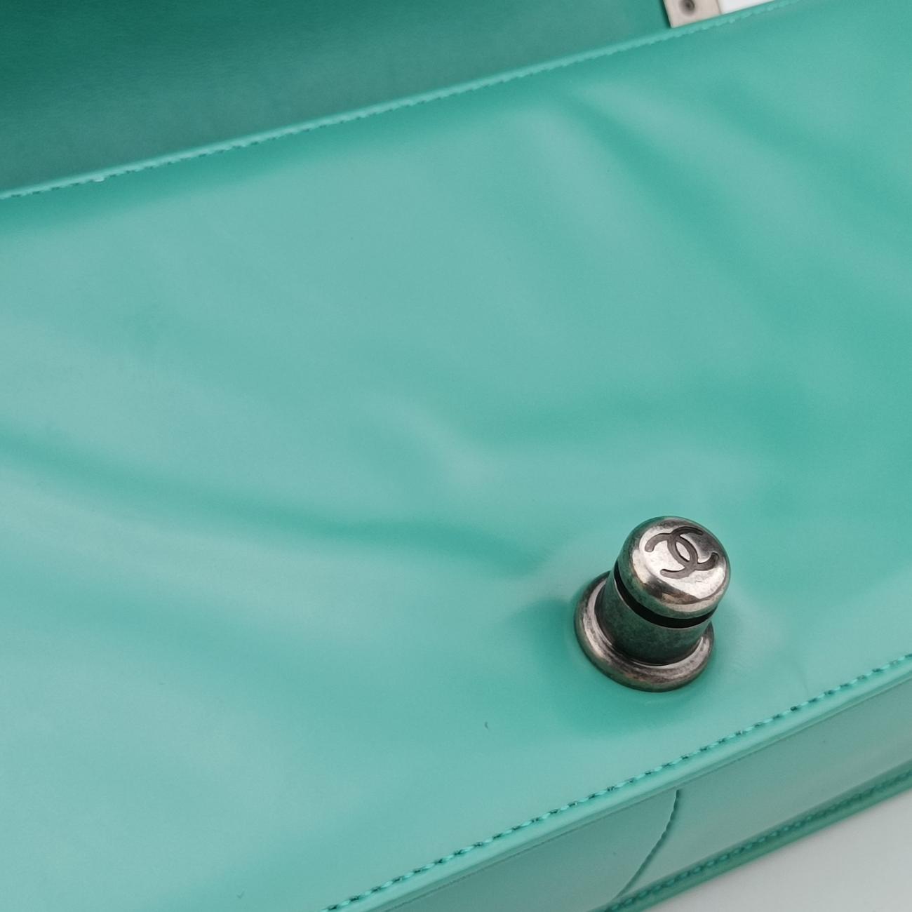 Pre-owned Chanel BOY CHANEL Blue leather A67086 shoulderbag | stylenewstar