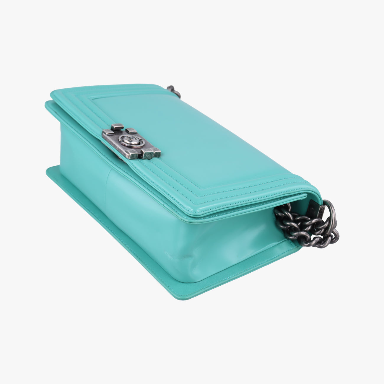 Pre-owned Chanel BOY CHANEL Blue leather A67086 shoulderbag | stylenewstar