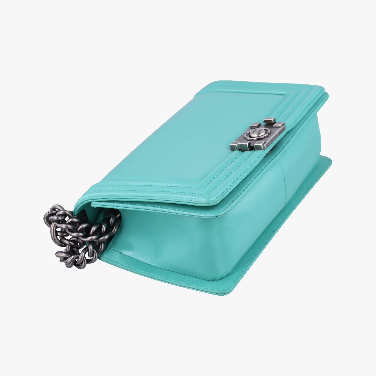 Pre-owned Chanel BOY CHANEL Blue leather A67086 shoulderbag | stylenewstar