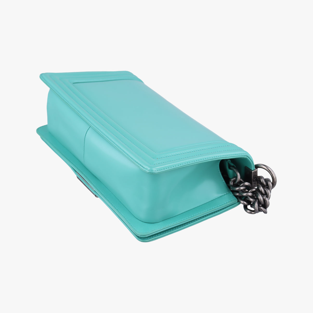 Pre-owned Chanel BOY CHANEL Blue leather A67086 shoulderbag | stylenewstar