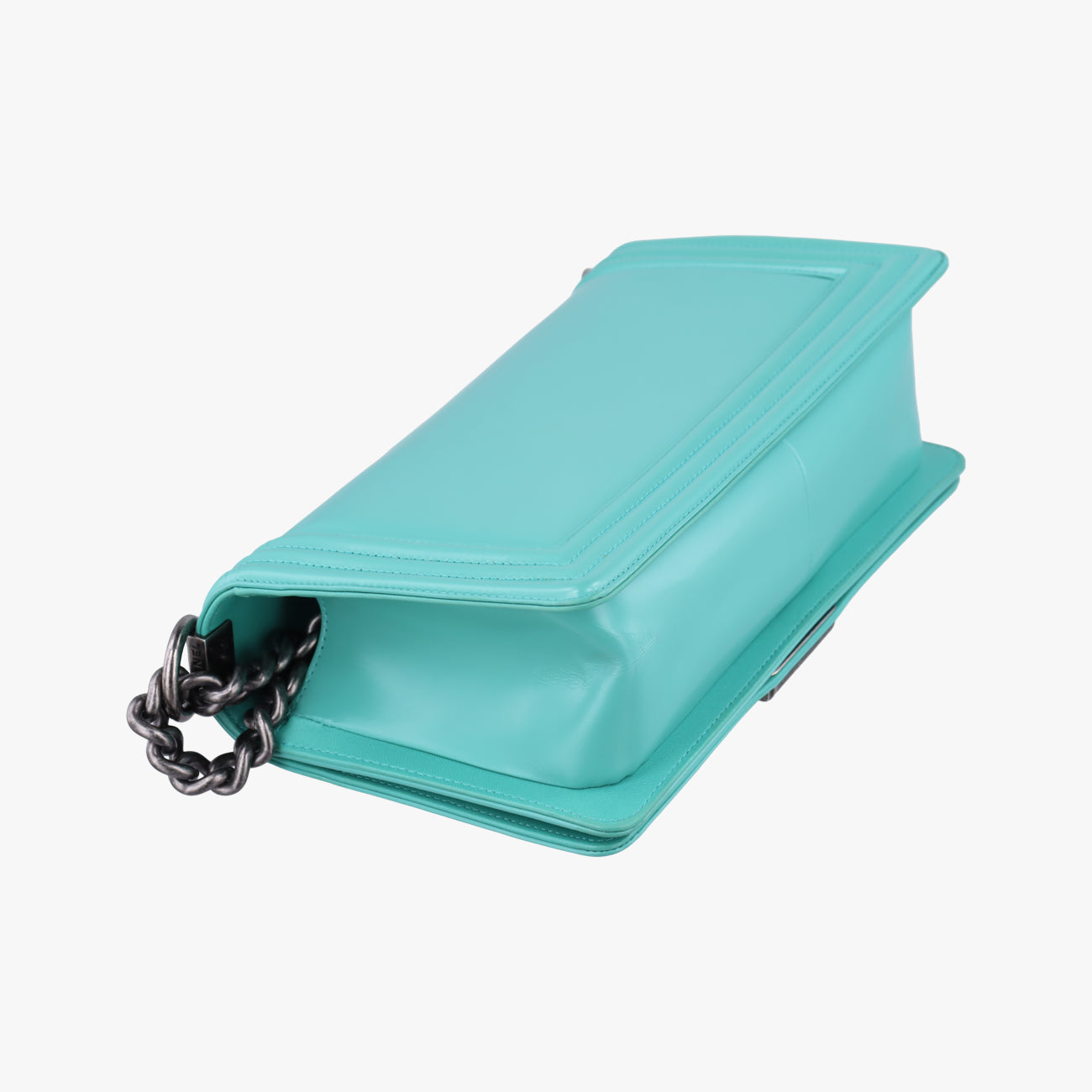 Pre-owned Chanel BOY CHANEL Blue leather A67086 shoulderbag | stylenewstar