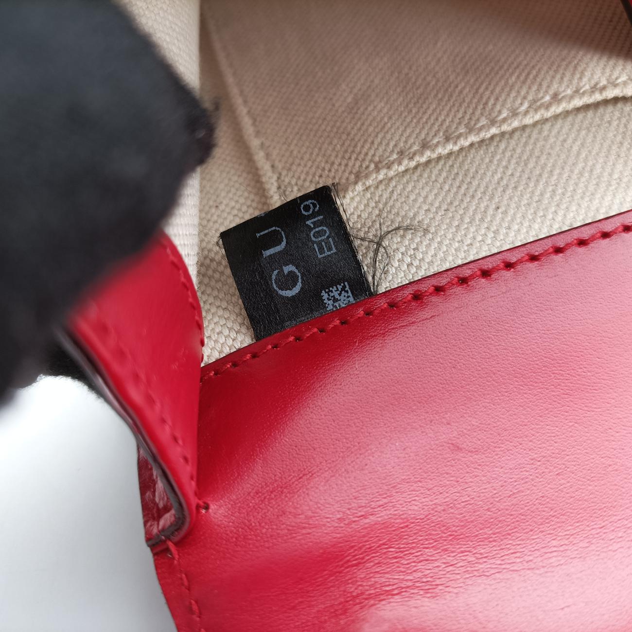 Vintage Gucci GG Marmont Red Leather 431384 shoulderbag | stylenewstar