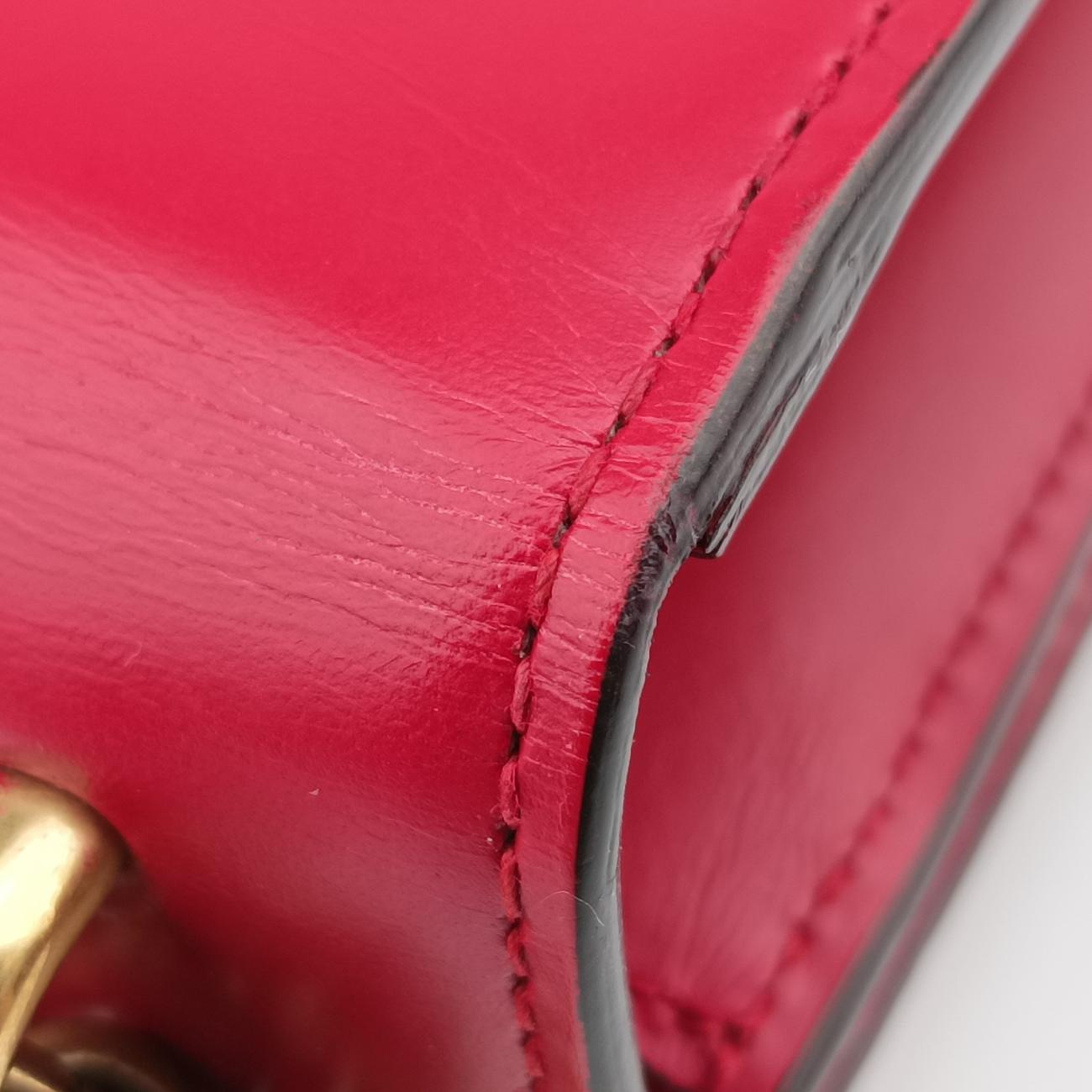 Vintage Gucci GG Marmont Red Leather 431384 shoulderbag | stylenewstar