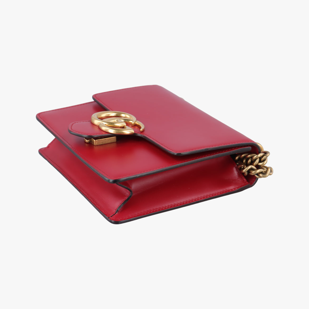 Vintage Gucci GG Marmont Red Leather 431384 shoulderbag | stylenewstar