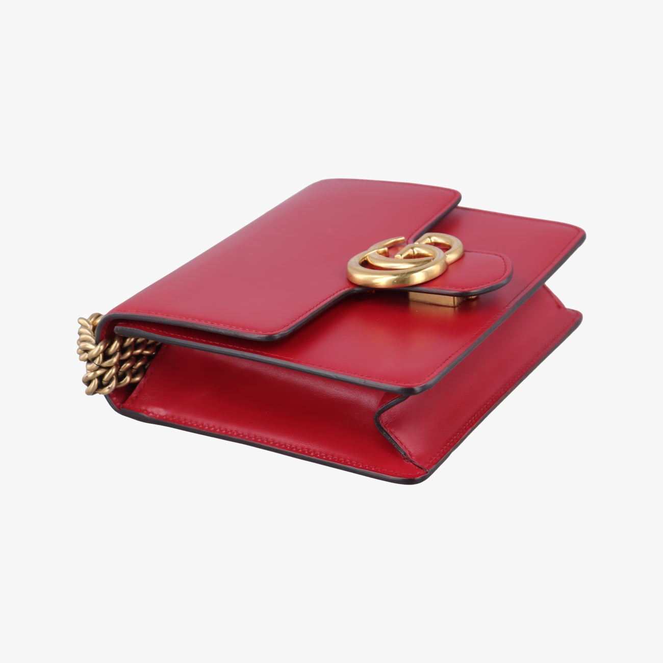 Vintage Gucci GG Marmont Red Leather 431384 shoulderbag | stylenewstar