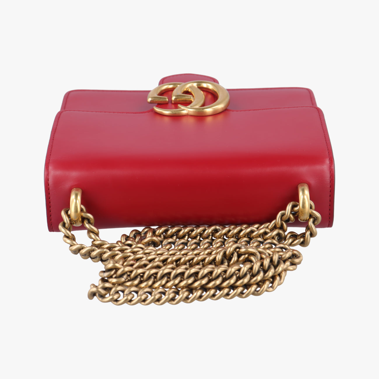 Vintage Gucci GG Marmont Red Leather 431384 shoulderbag | stylenewstar