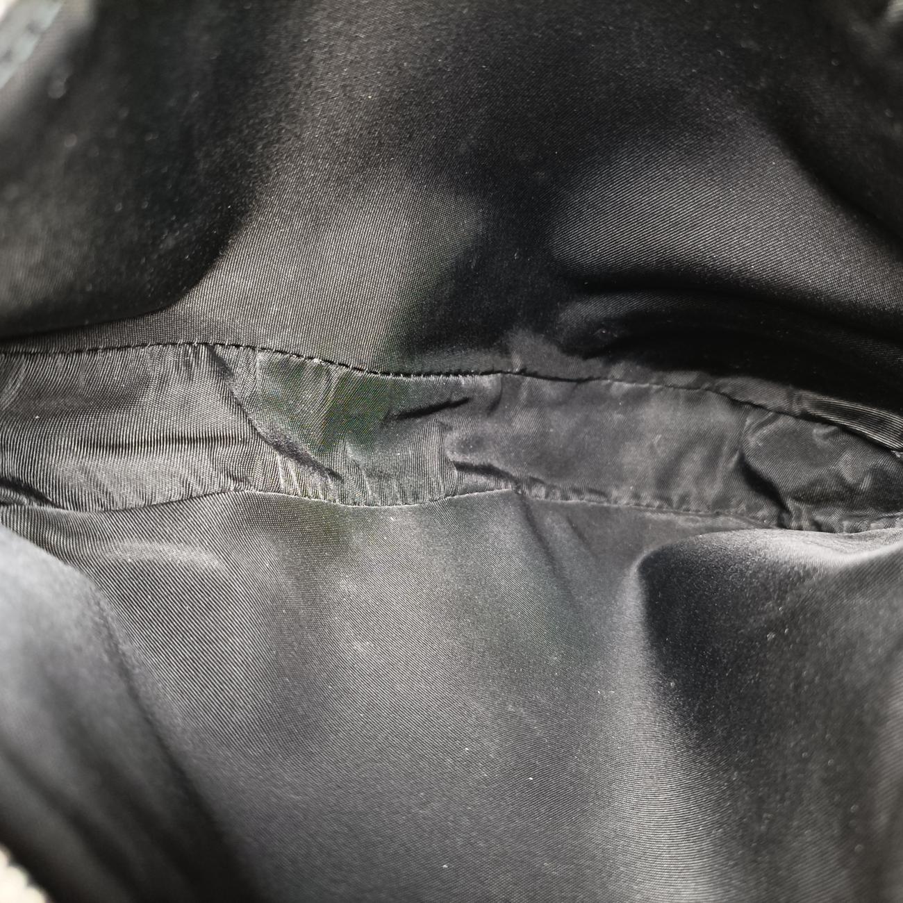 Pre-owned Christian Dior Saddle Black x Gray x White Jacquard  handbag | stylenewstar