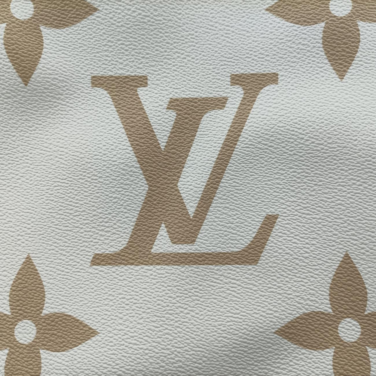 Pre-owned Louis Vuitton On The Go GM CREME×Green×Multicolor Monogram Giant M44571 shoulderbag | stylenewstar