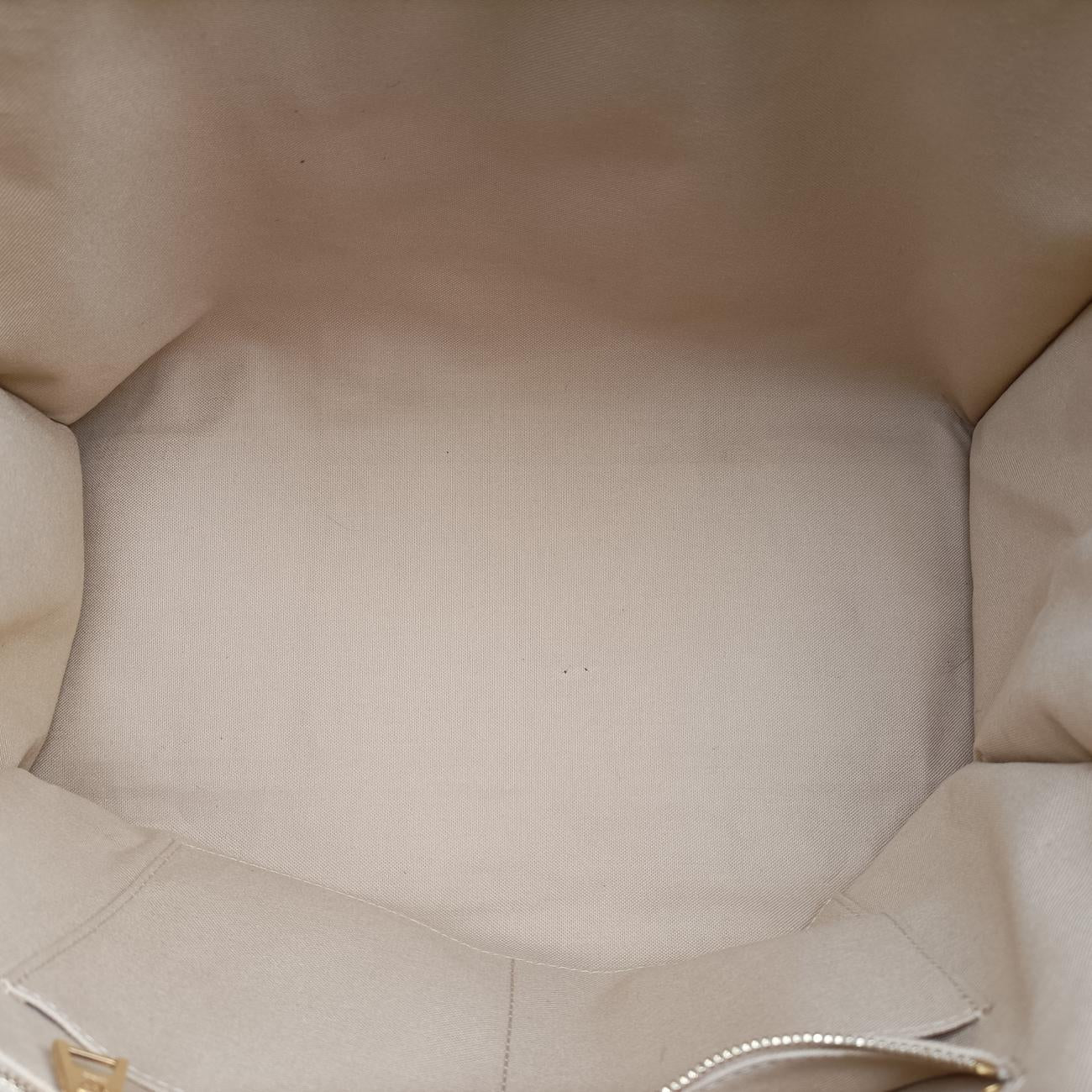 Pre-owned Louis Vuitton On The Go GM CREME×Green×Multicolor Monogram Giant M44571 shoulderbag | stylenewstar