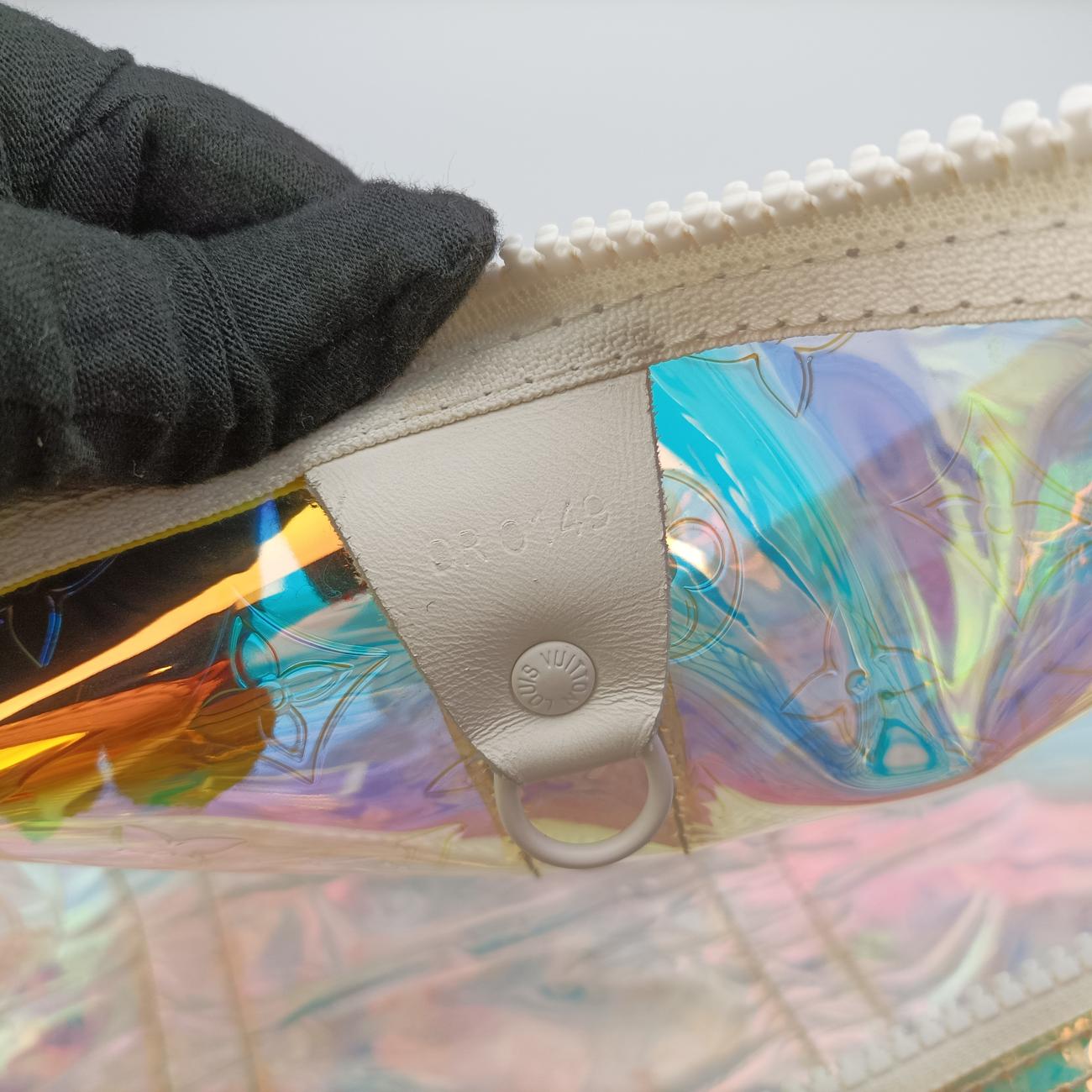 Pre-owned Louis Vuitton Keepall Bandouliere 50 aurora Monogram Prism M53271 shoulderbag | stylenewstar