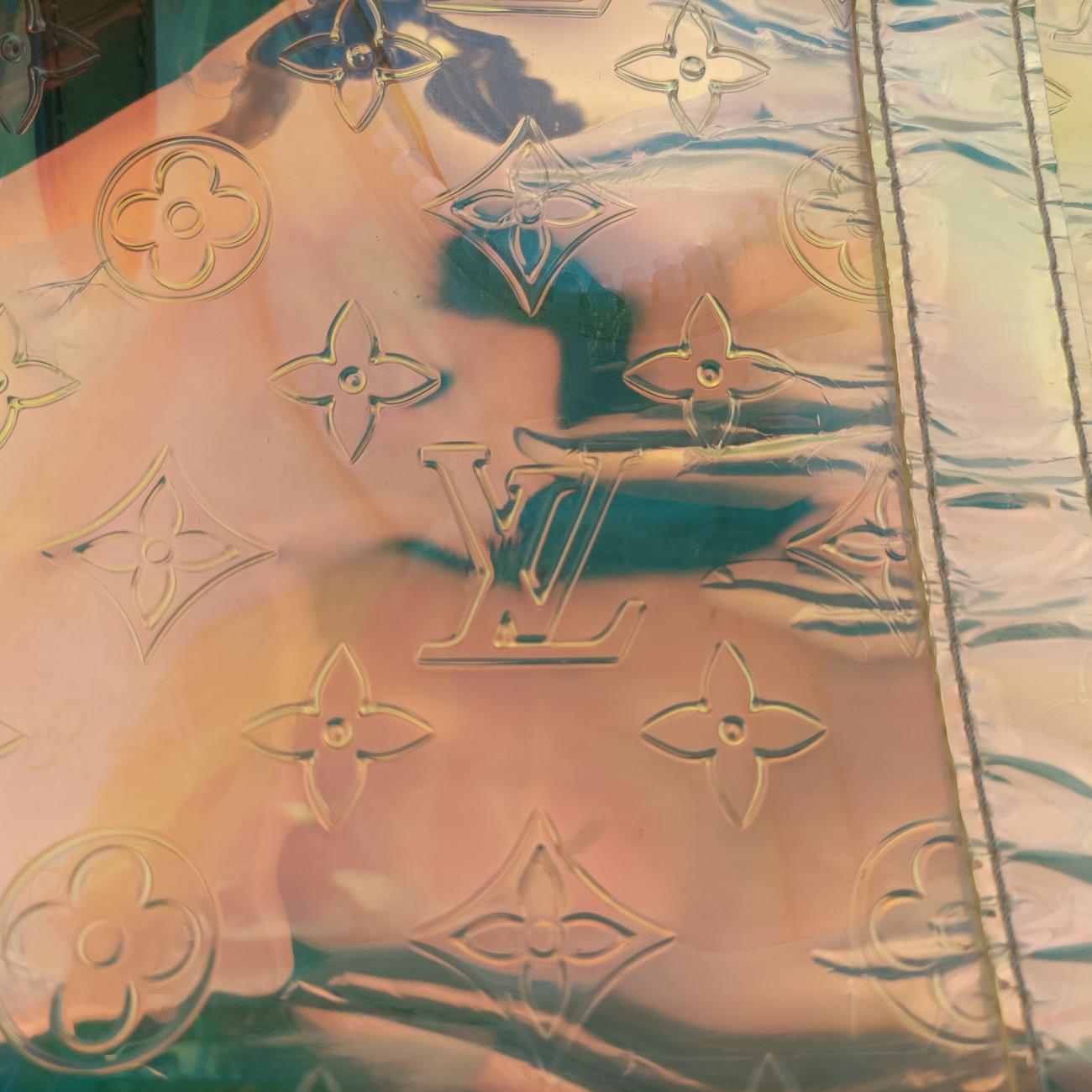 Pre-owned Louis Vuitton Keepall Bandouliere 50 aurora Monogram Prism M53271 shoulderbag | stylenewstar