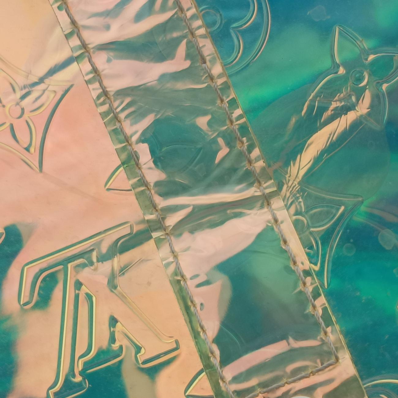 Pre-owned Louis Vuitton Keepall Bandouliere 50 aurora Monogram Prism M53271 shoulderbag | stylenewstar