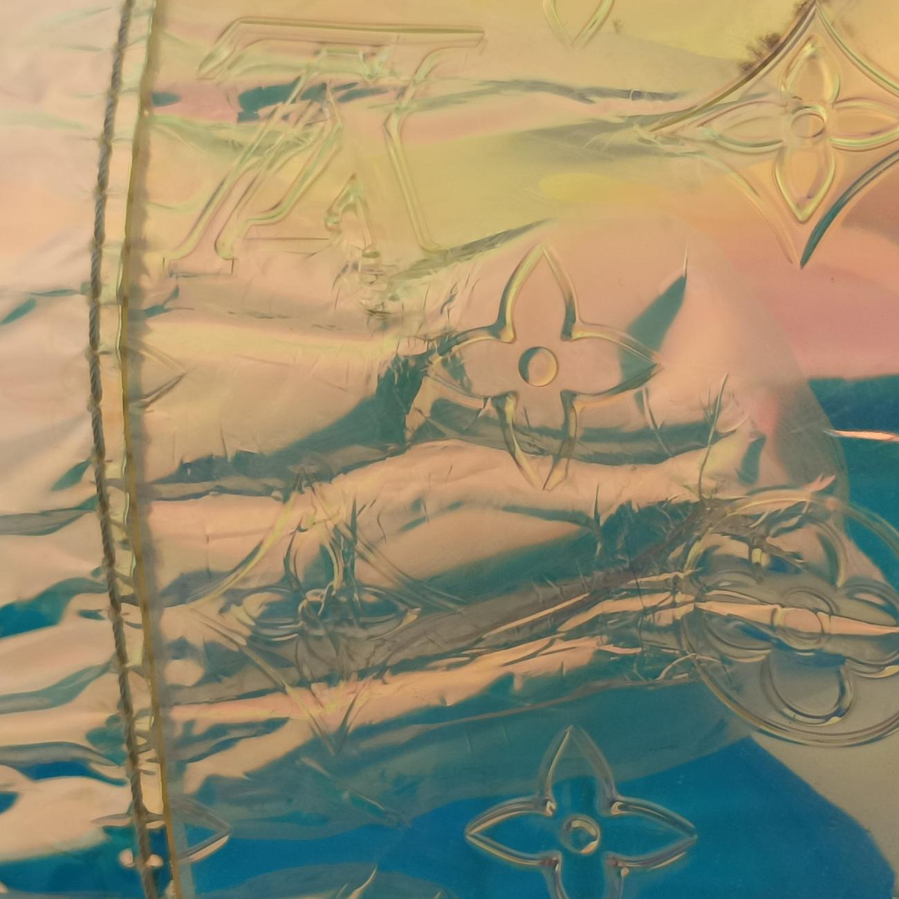 Pre-owned Louis Vuitton Keepall Bandouliere 50 aurora Monogram Prism M53271 shoulderbag | stylenewstar