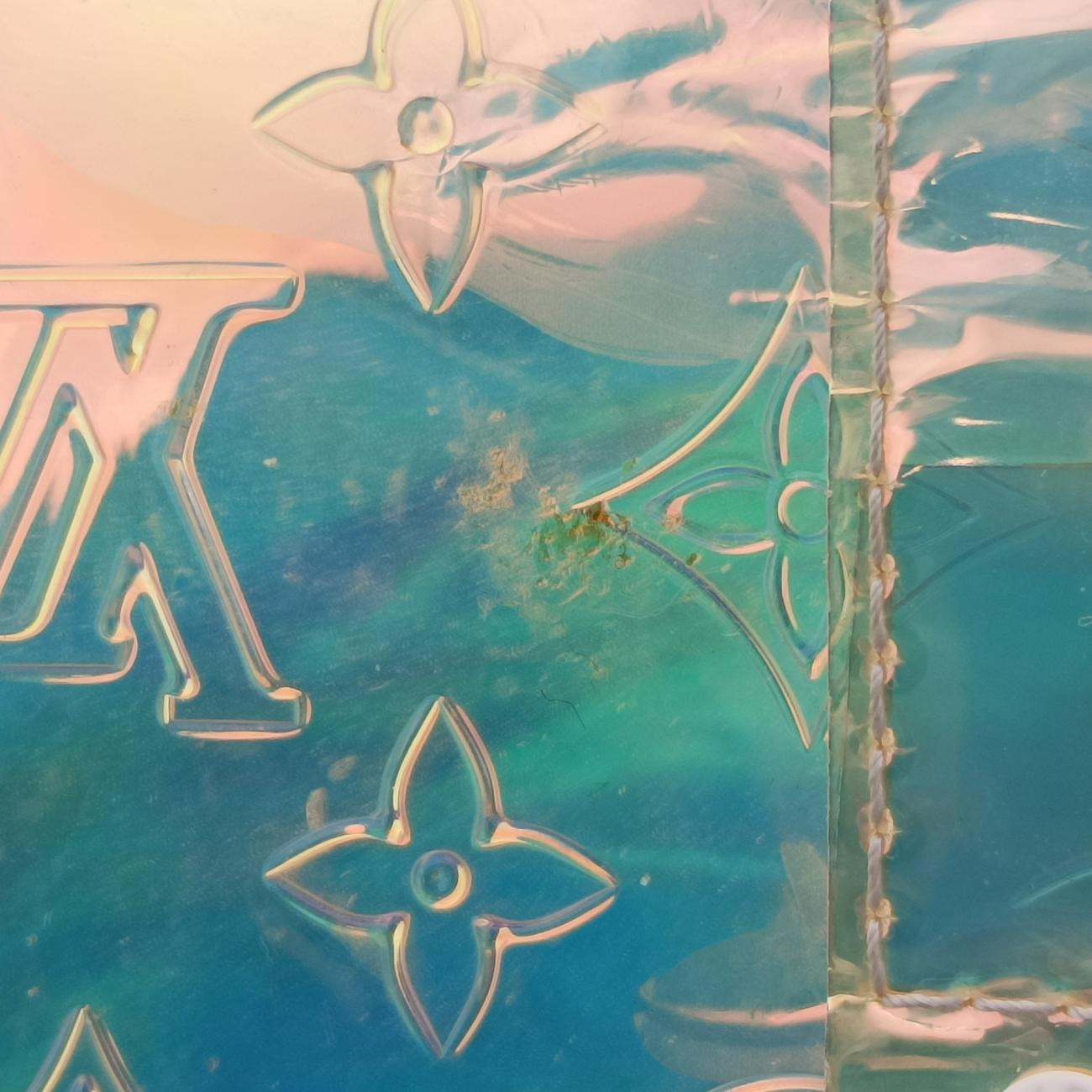 Pre-owned Louis Vuitton Keepall Bandouliere 50 aurora Monogram Prism M53271 shoulderbag | stylenewstar