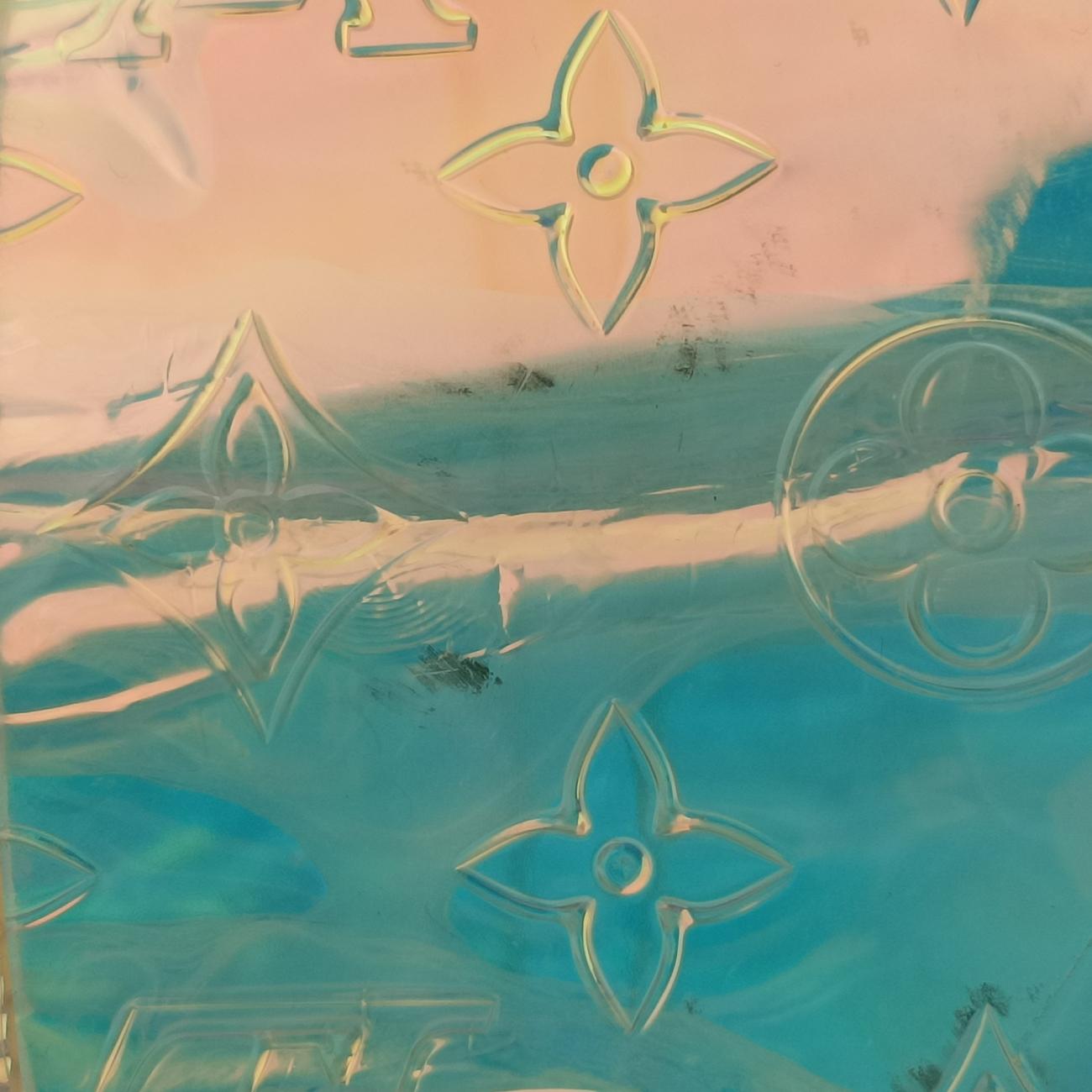 Pre-owned Louis Vuitton Keepall Bandouliere 50 aurora Monogram Prism M53271 shoulderbag | stylenewstar