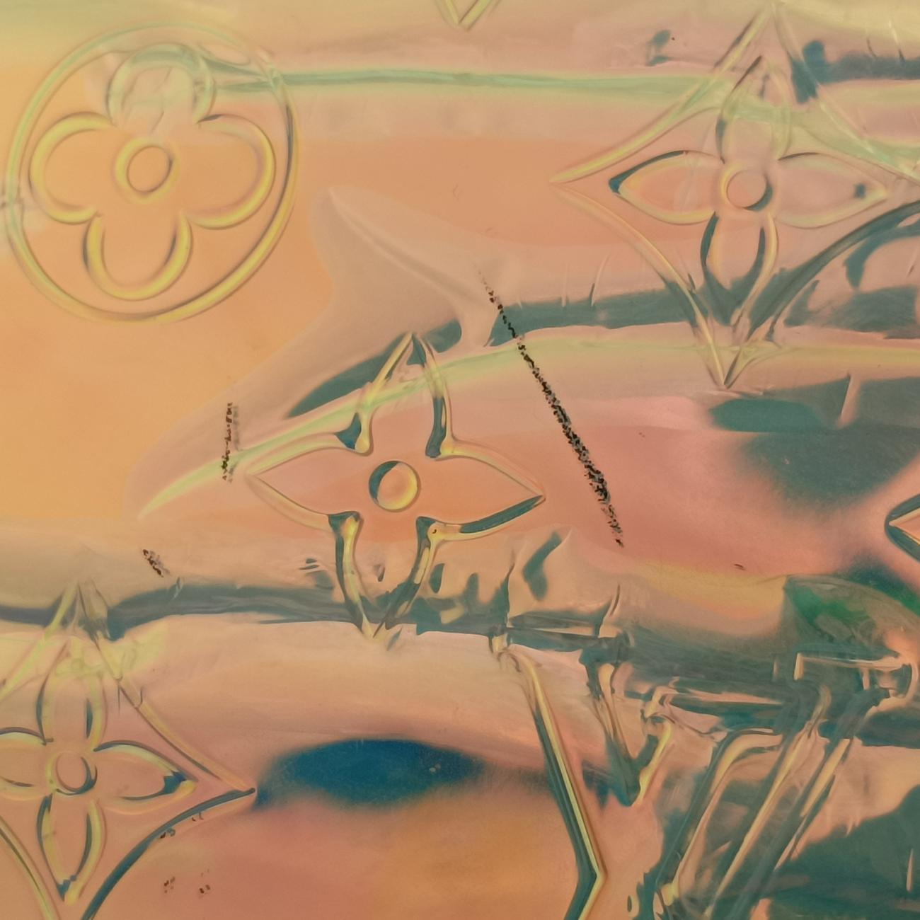 Pre-owned Louis Vuitton Keepall Bandouliere 50 aurora Monogram Prism M53271 shoulderbag | stylenewstar