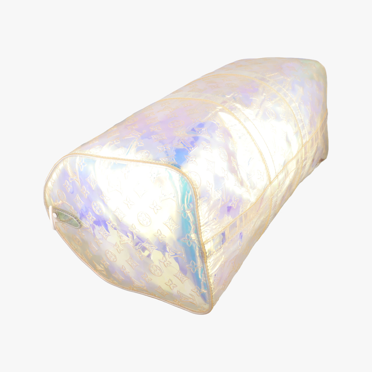 Pre-owned Louis Vuitton Keepall Bandouliere 50 aurora Monogram Prism M53271 shoulderbag | stylenewstar