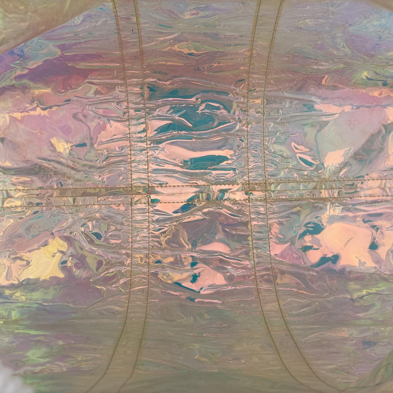 Pre-owned Louis Vuitton Keepall Bandouliere 50 aurora Monogram Prism M53271 shoulderbag | stylenewstar