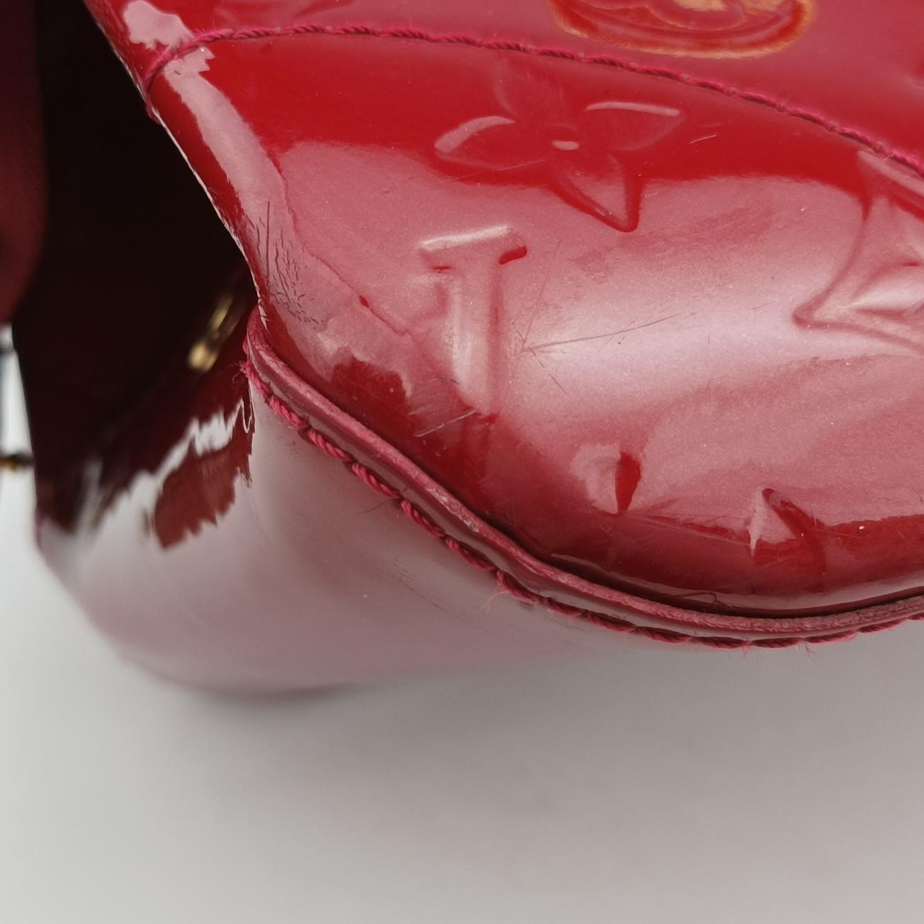 Secondhand Louis Vuitton Rosewood Avenue POMME D’AMOUR Vernis M93507 handbag | stylenewstar