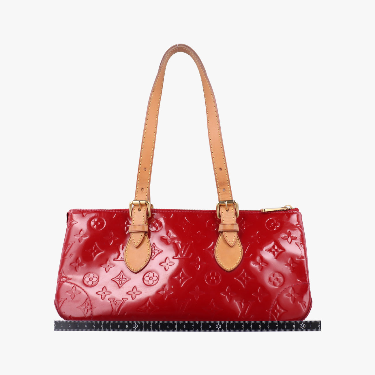 Secondhand Louis Vuitton Rosewood Avenue POMME D’AMOUR Vernis M93507 handbag | stylenewstar