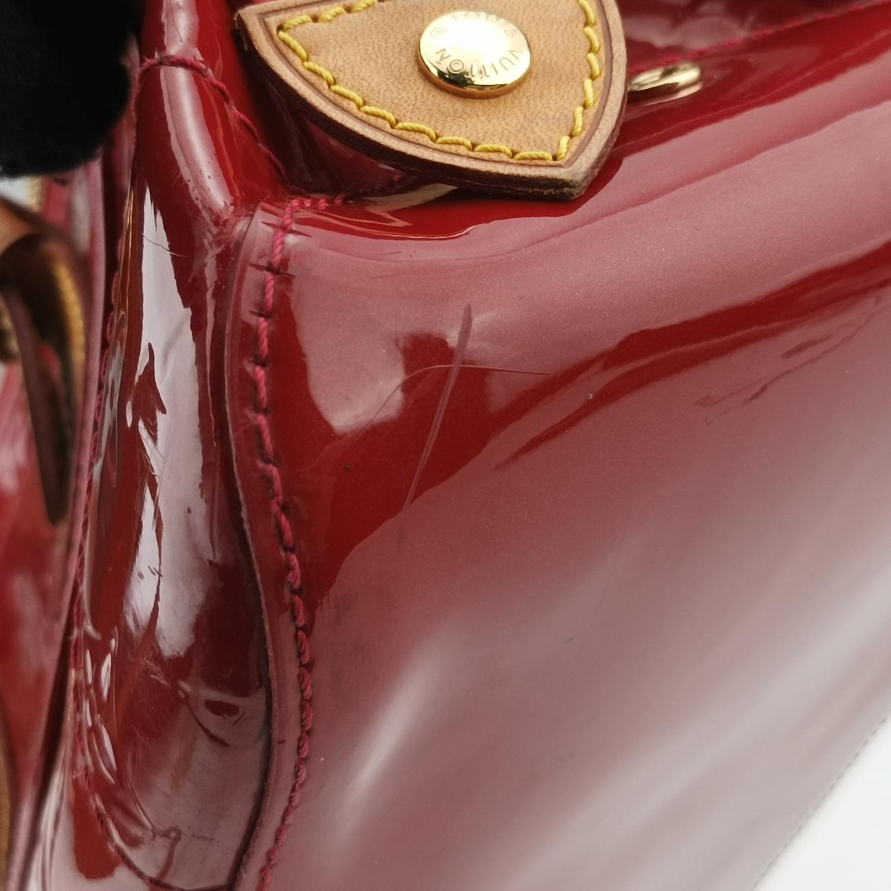 Secondhand Louis Vuitton Rosewood Avenue POMME D’AMOUR Vernis M93507 handbag | stylenewstar